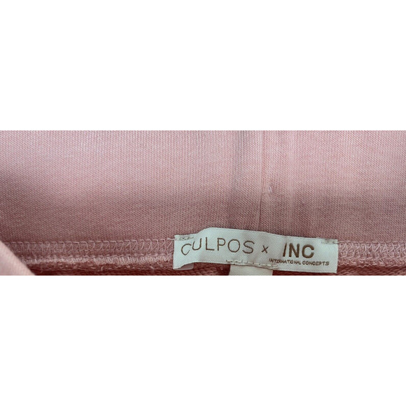 Culpos x INC Women's Biker Shorts Blush Pink SZ MEDIUM Biker Pull-On Solid - Picture 7 of 9